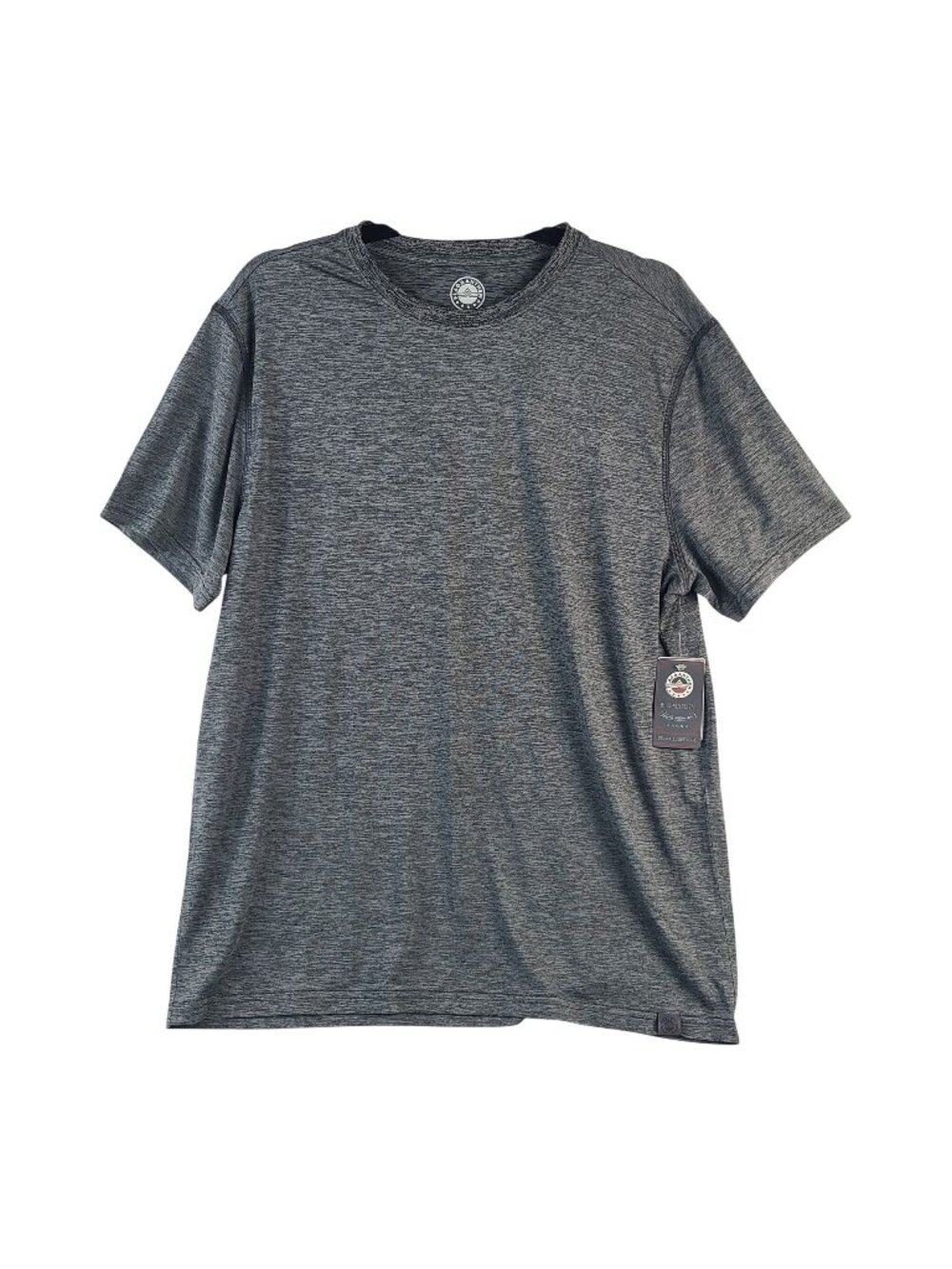 NEW Flag & Anthem Men's Charcoal Performance T-Shirt Sz M UPF & Moisture Wicking